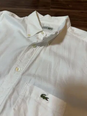 레어 빈티지 80년대 LACOSTE 프레라코 옥스 사슴카노코 BD 셔츠