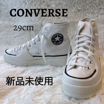 미사용 새상품 컨버스 올스타 척테일러 화이트 하이컷 한국 통굽