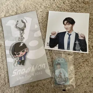 SnowMan 스노우맨 와타나베 쇼타 스노치루 부적 키링 공식 사진