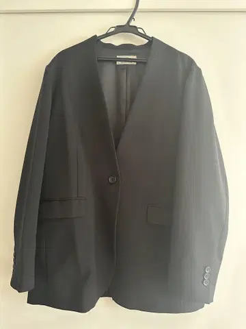 relume 블랙 테일러드 자켓