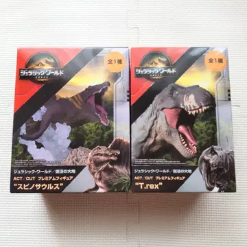 쥬라기 월드 부활의 대지 프리미엄 피규어 스피노사우루스 T.rex