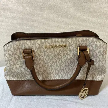 MICHAEL KORS 핸드백 화이트/브라운