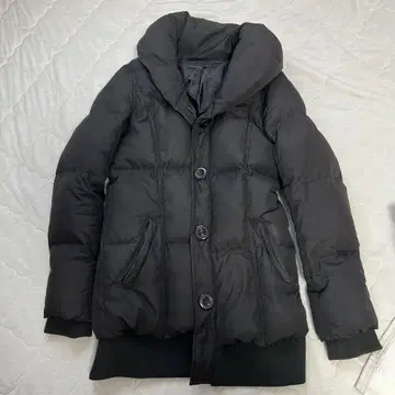 블랙 다운 자켓 L 사이즈