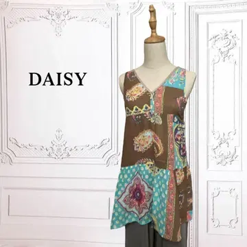 데이지 [DAISY] 튜닉 탱크탑 [F] 브라운/갈색 아시안