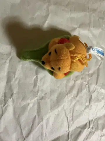 푸우 봉제 인형 키링