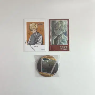 하나코 군 x 가라오케 마네키네코 포토카드 캔뱃지 미나모토 테루