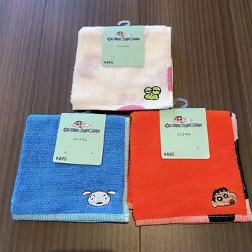 짱구는 못말려 손수건 핸드 타월 GU 콜라보