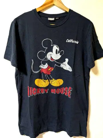 Disney 미키마우스 티셔츠 M 사이즈 네이비