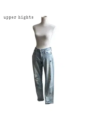 upper hights 어퍼 하이츠 일본제 데미지 데님 팬츠