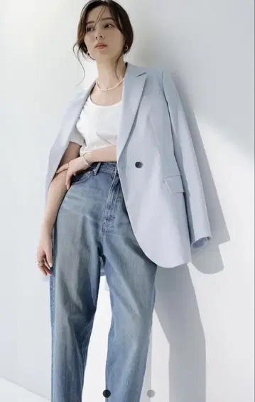 YANUK x anuans Curvy Denim 하이웨스트 데님