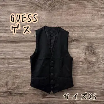 GUESS 게스 블랙 베스트 XS