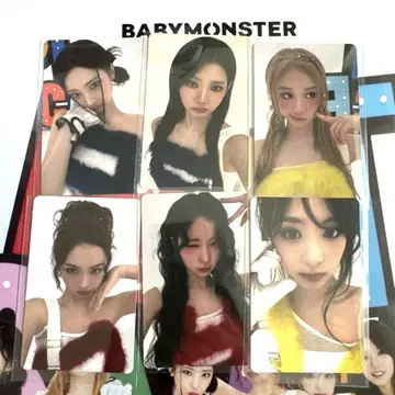 BABYMONSTER 베이비 몬스터 컴플리트 pvc 바인더 트레이딩 카드