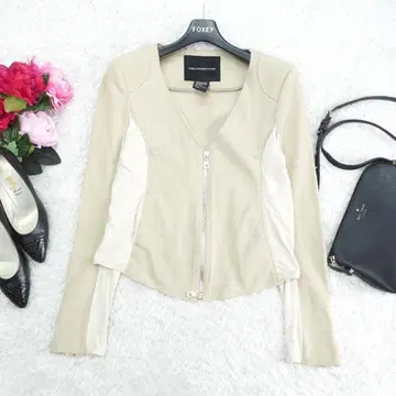 G6633*더블 스탠다드 클로징 자켓 블루종 그레이 38