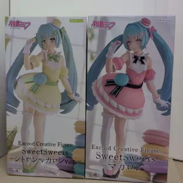 하츠네 미쿠 피규어 SweetSweets 마카롱/시트론마카롱
