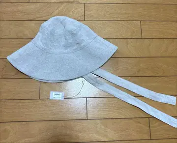 에바무에바 린넨 끈 포함 모자