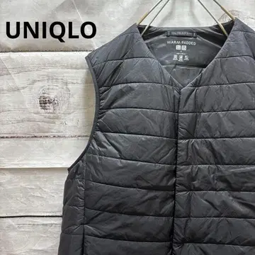 UNIQLO 퍼프텍 베스트 2way WARM PADDED 블랙 S