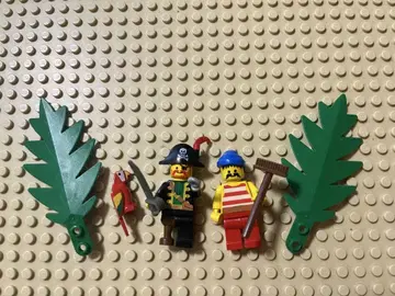 LEGO 해적 미니 피규어 세트 선장과 부하와 앵무새