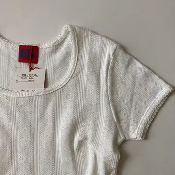 vintage 화이트 크롭 상의 티셔츠 80년대 90년대