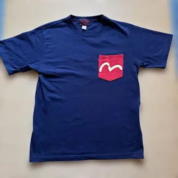 EVISU 네이비 T셔츠 38