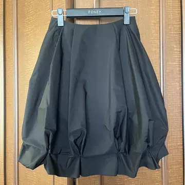 FOXEY 폭시 블라썸 벌룬 스커트 38 블랙