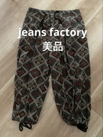 진스 팩토리 패턴 팬츠 L 사이즈 jeansfactory