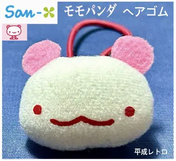 San-X 모모판다 마스코트 머리끈 헤이세이 레트로