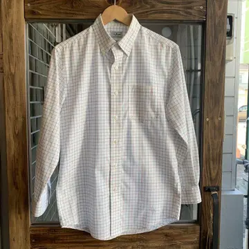 L.L.Bean 엘엘빈 체크 무늬 버튼 다운 셔츠 S 사이즈
