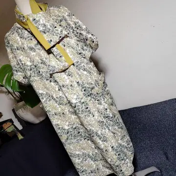 기모노 원단으로 만든 넉넉한 원피스