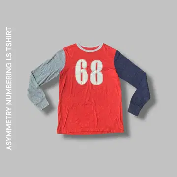 ASYMMETRY NUMBERING LS TSHIRT 2983T 롱T