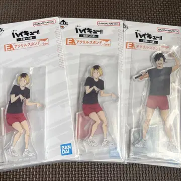제일복권 하이큐!! E상 아크릴 스탠드 코즈메 켄마 x 2 쿠로오 테츠로
