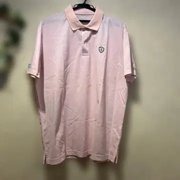 새상품 파파스 플러스 핑크 골프 피케 셔츠