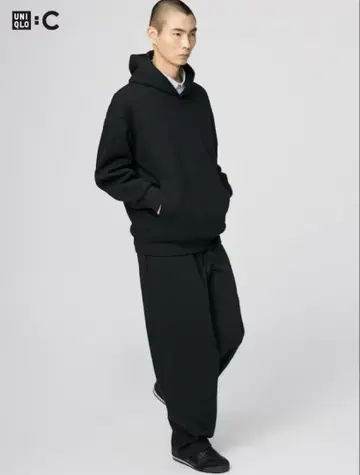 UNIQLO C 맨투맨 와이드 팬츠 긴 길이 S 사이즈
