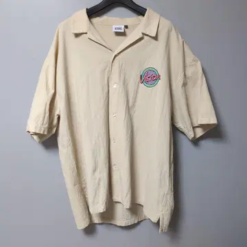 새상품급 [ VISION STREET WEAR ] 반팔 셔츠 LL 베이지