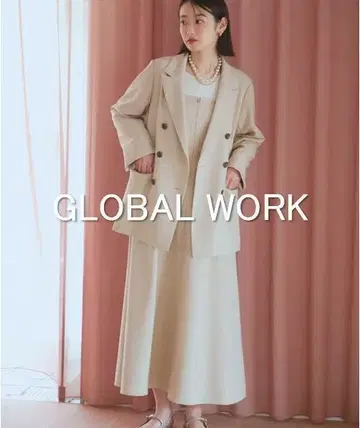 [ 새상품급 ] GLOBAL WORK 관리 용이 SET UP W 자켓