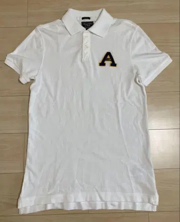 Abercrombie & Fitch 아바클로 반팔 피케 셔츠 화이트