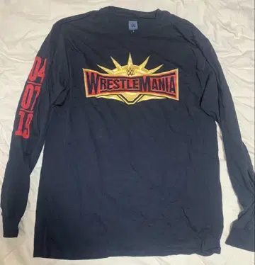 WWE WRESTLEMANIA 35 레슬매니아 롱 티셔츠 L 사이즈
