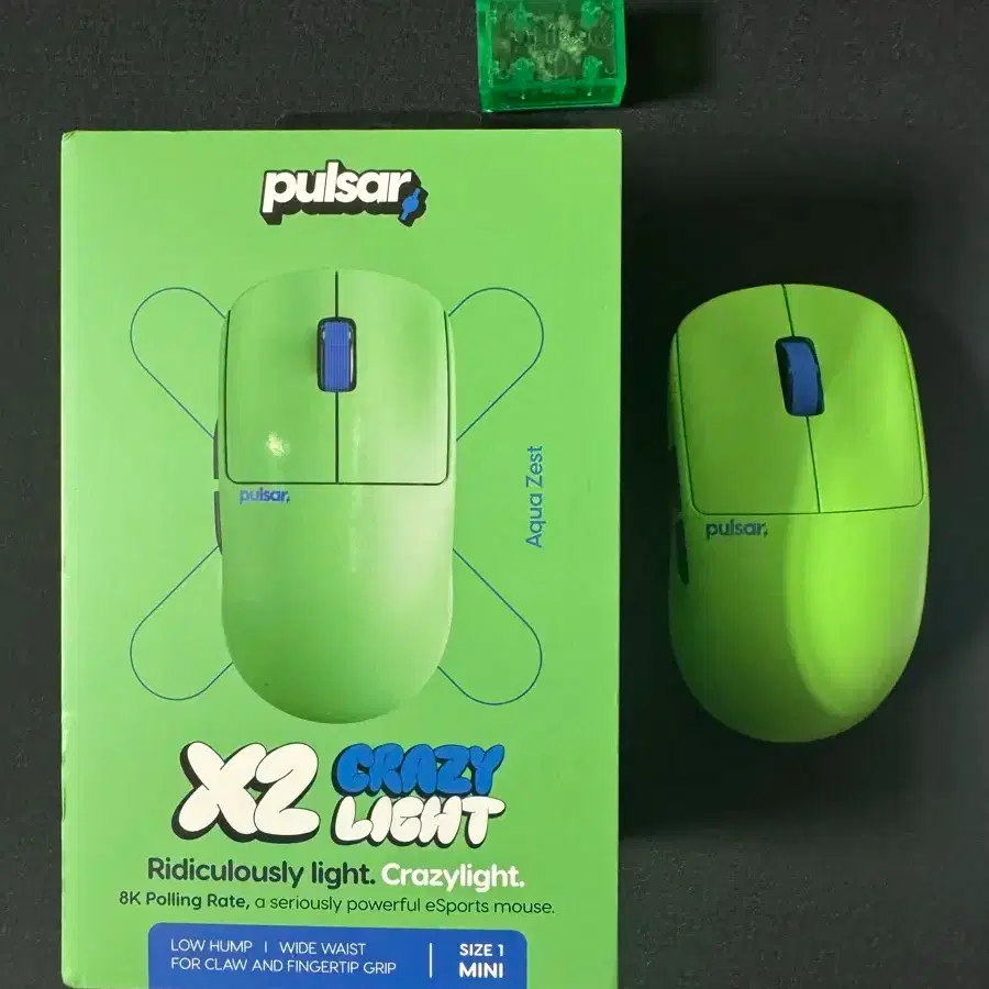 pulsar X2 Crazy Light Mini Aqua Zest