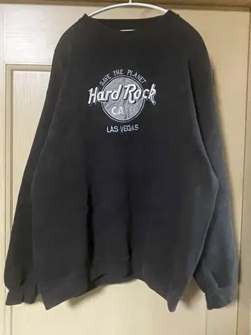 Hard Rock Cafe 블랙 맨투맨 L