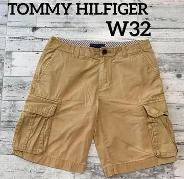 TOMMY HILFIGER 코튼 카고 하프 팬츠 W32
