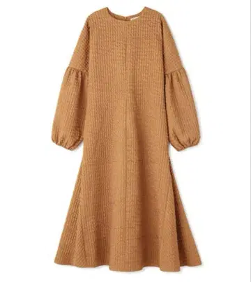 GHOSPELL Ice Waves Midi Dress 주름 가공 원피스