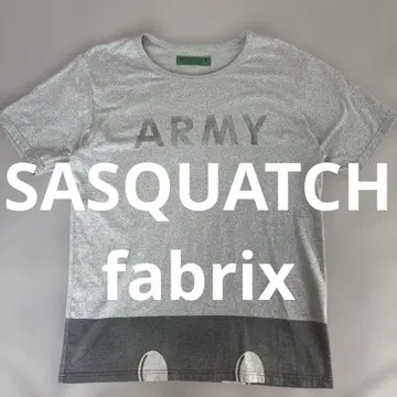SASQUATCH 미키 사스크와치 그레이 티셔츠 ARMY XL