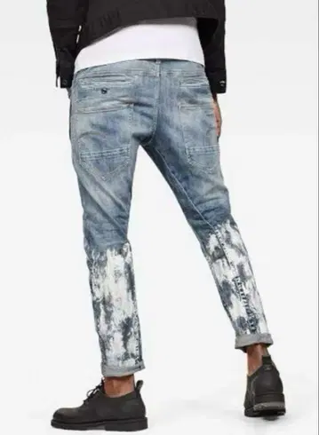 G-STAR RAW D-STAQ 3D SKINNY 페인트 스키니 데님