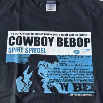 COWBOY BEBOP SPIKE SPIEGEL 티셔츠 L 사이즈