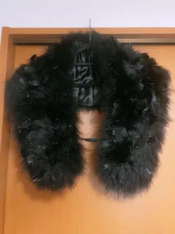 숄 성인식 숄 블랙 마라보 퍼