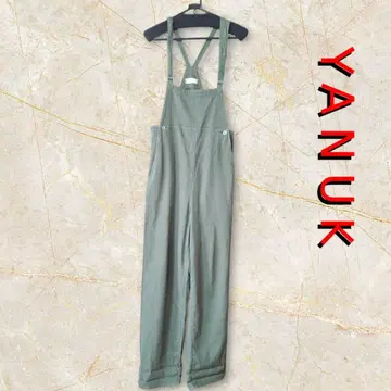YANUK 야누크 올리브 그린 오버롤 살로펫