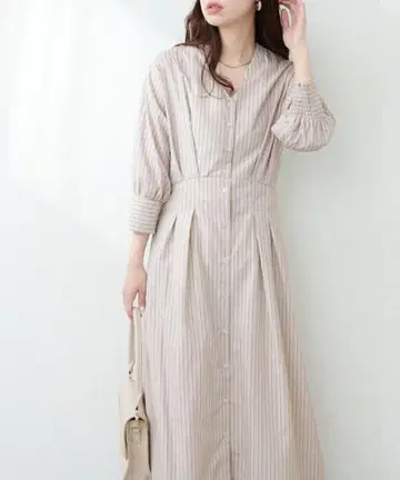 natural couture 턱 셔츠 원피스