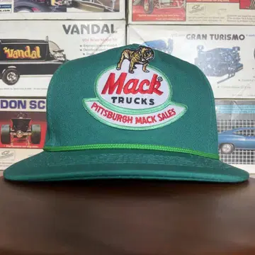 새상품 캡 MACK trucks 그린 트래커캡