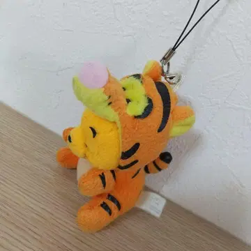 푸우 티거 인형옷 마스코트 봉제 인형 키링