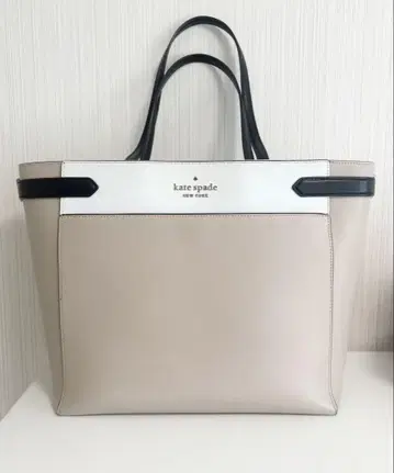 kate spade 토트백 베이지/화이트/블랙