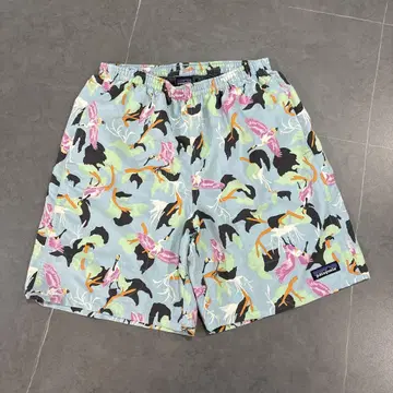 patagonia 남성용 XS (여성용 M 상당) 꽃무늬 숏팬츠